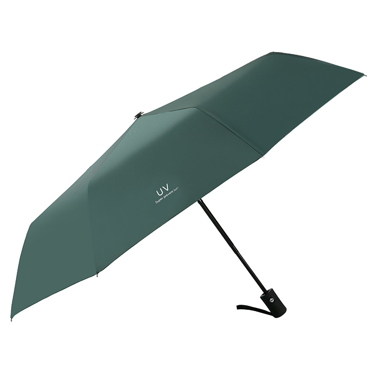 Vinyl Uv Protection Uv Umbrella Korean Version Mori Three Fold Umbrella Rain And Sunshine Dual Purpose Business Umbrella Gift Advertising Umbrella Item Picture
