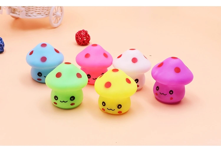The manufacturer supplies creative gifts, led seven-color mushroom night lights, and popular glowing toys at night markets and street stalls Item Picture