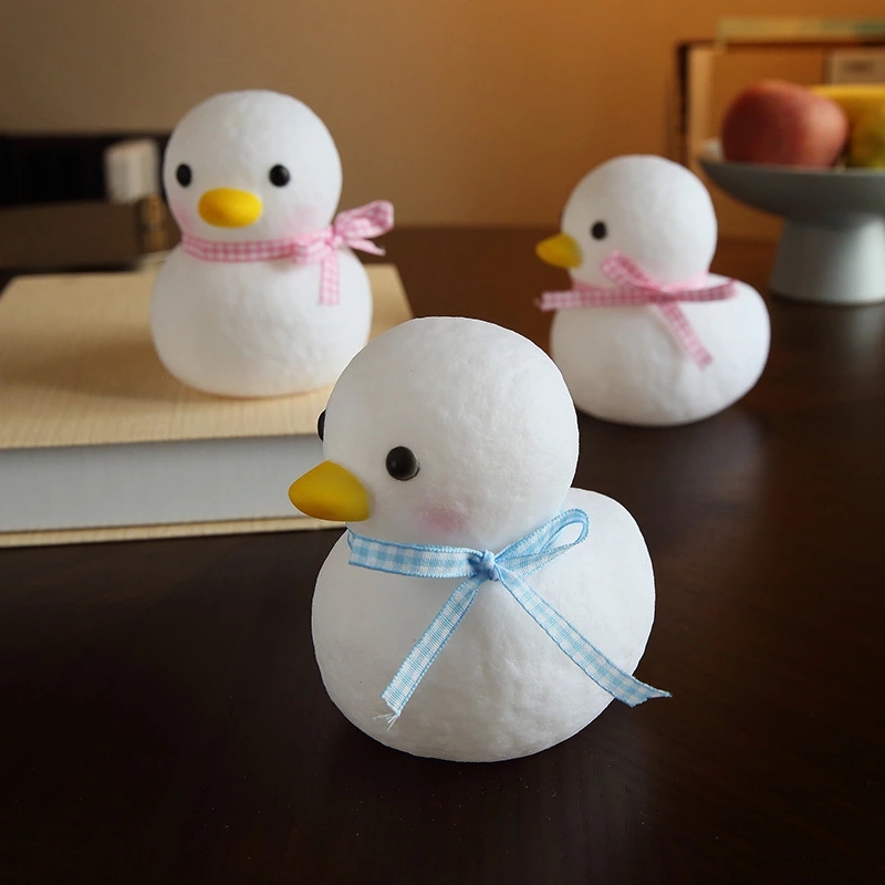 Creative and cute duck night light, children's bedroom eye-protecting light, vinyl cartoon decorative night light, promotional gift h details Picture