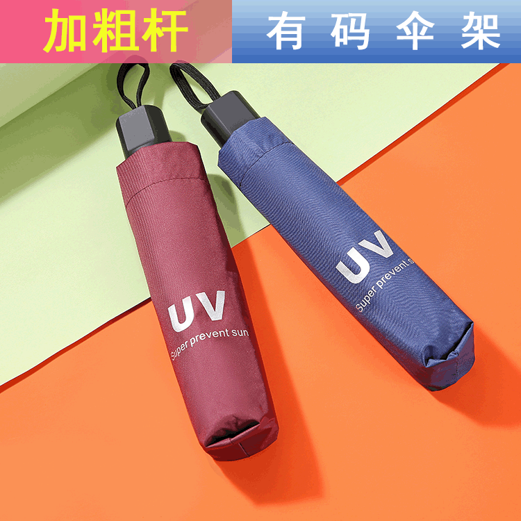 Vinyl Uv Protection Uv Umbrella Korean Version Mori Three Fold Umbrella Rain And Sunshine Dual Purpose Business Umbrella Gift Advertising Umbrella Application Scenario