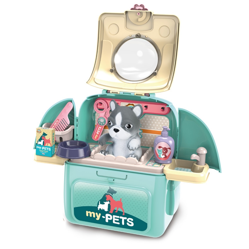 Children's role-playing toys, space bags, backpacks, baby pets, simulated animals, cats and dogs, boys and girls Specification drawing
