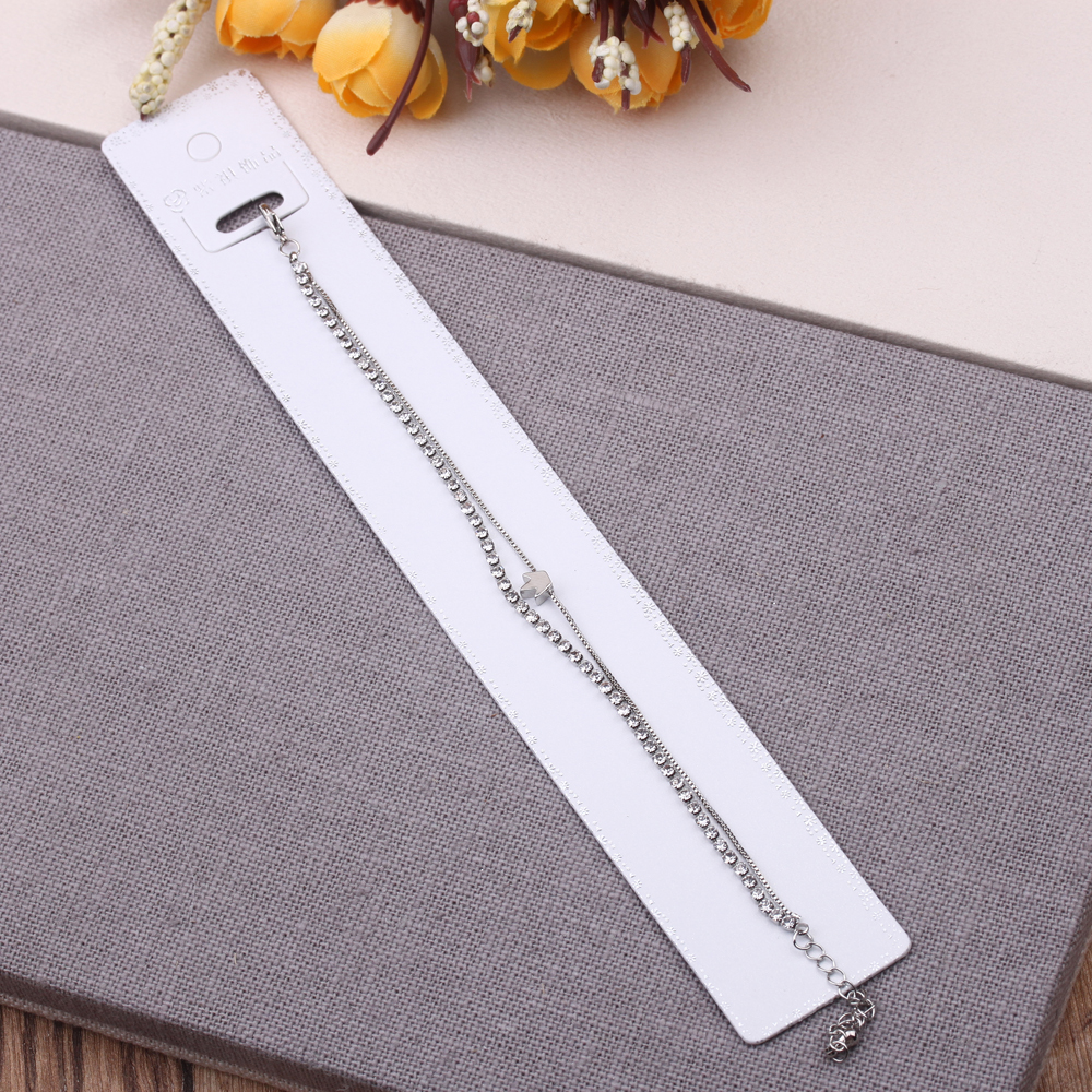 Pudding Station's street stall offers a simple and fashionable Korean version of a zircon bracelet as a gift for your girlfriend Specification image