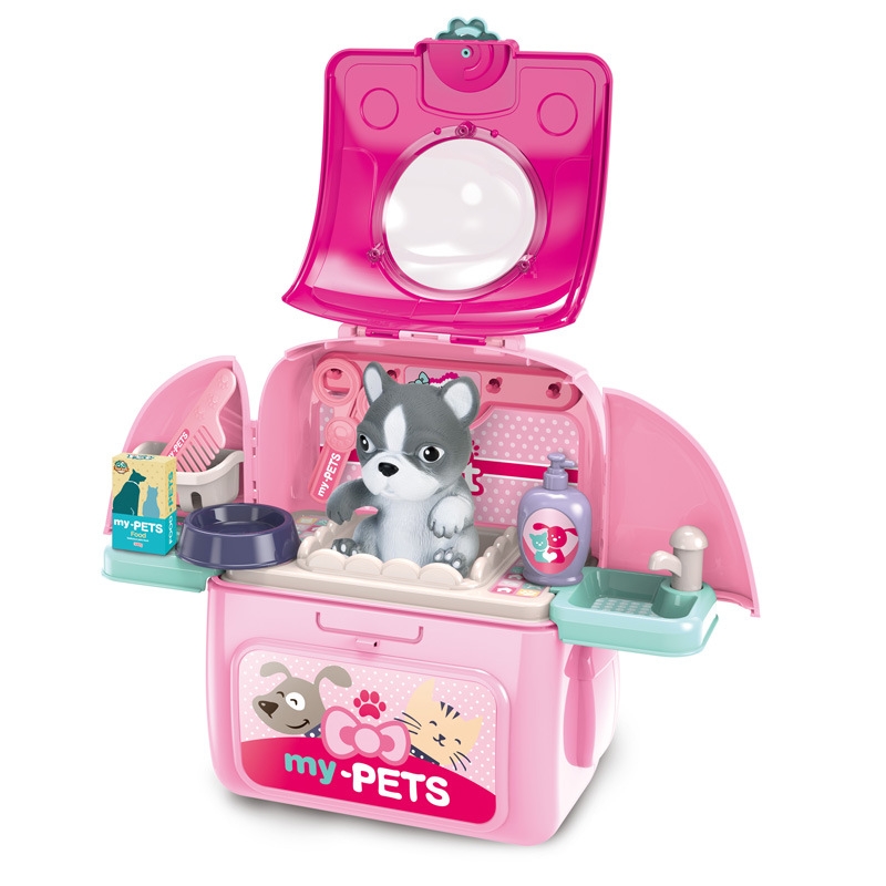 Children's role-playing toys, space bags, backpacks, baby pets, simulated animals, cats and dogs, boys and girls Application Scenario