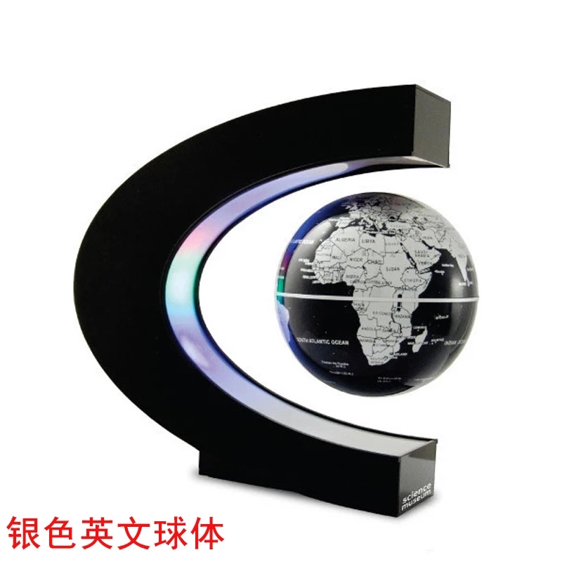 Magnetic levitation globe ornament, novel, unique and practical product, creative birthday children's gift, creative gift customization h Item Picture