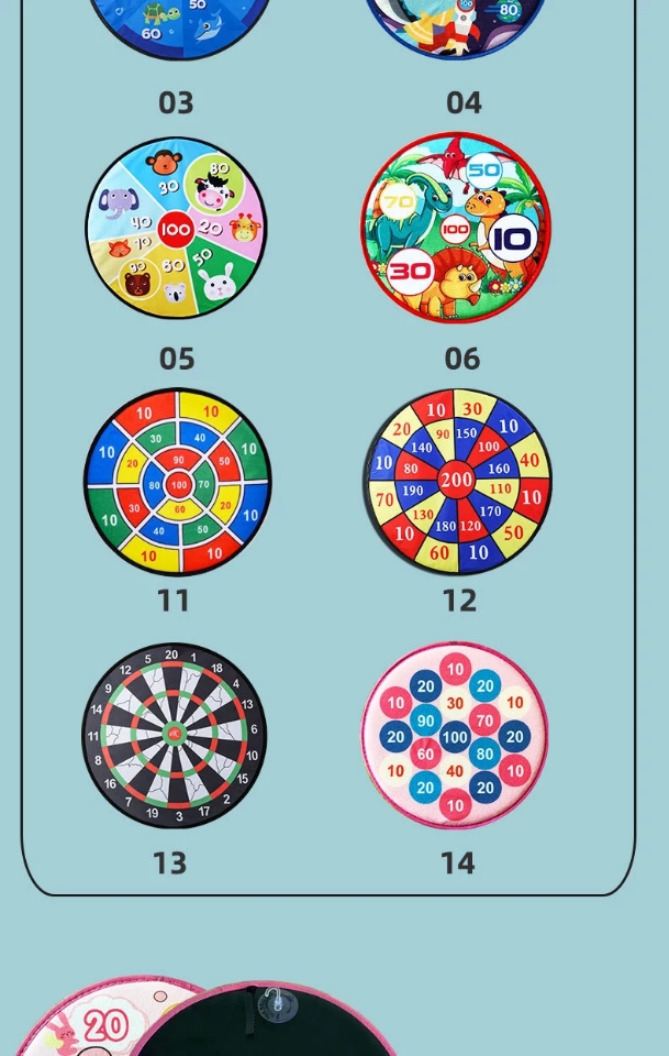 Children's cartoon sticky target balls, darts, suction cup balls, targets, indoor and outdoor sports throwing toys, sticky balls, Amazon Specification drawing