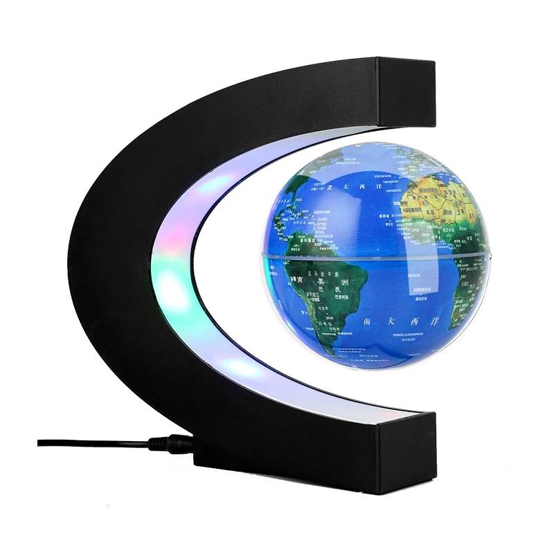 Magnetic levitation globe ornament, novel, unique and practical product, creative birthday children's gift, creative gift customization h full figure