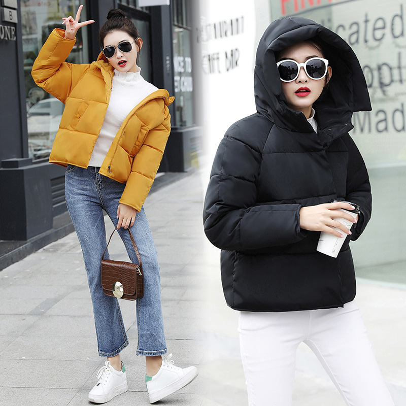 2020 new winter style Korean short cotton-padded jacket, thick and loose cotton-padded jacket for winter students, trendy for women Application Scenario