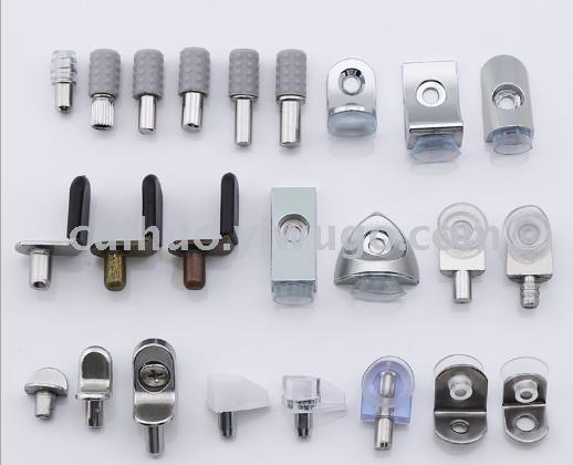 Board bracket Assembly Cabinet divider nail Furniture screw fitting Laminated bracket bracket embedded nut glass assembly