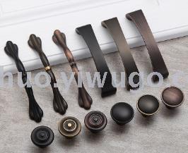 Selling new simple pure copper handle European bronze handle overall cabinet wardrobe antique handle