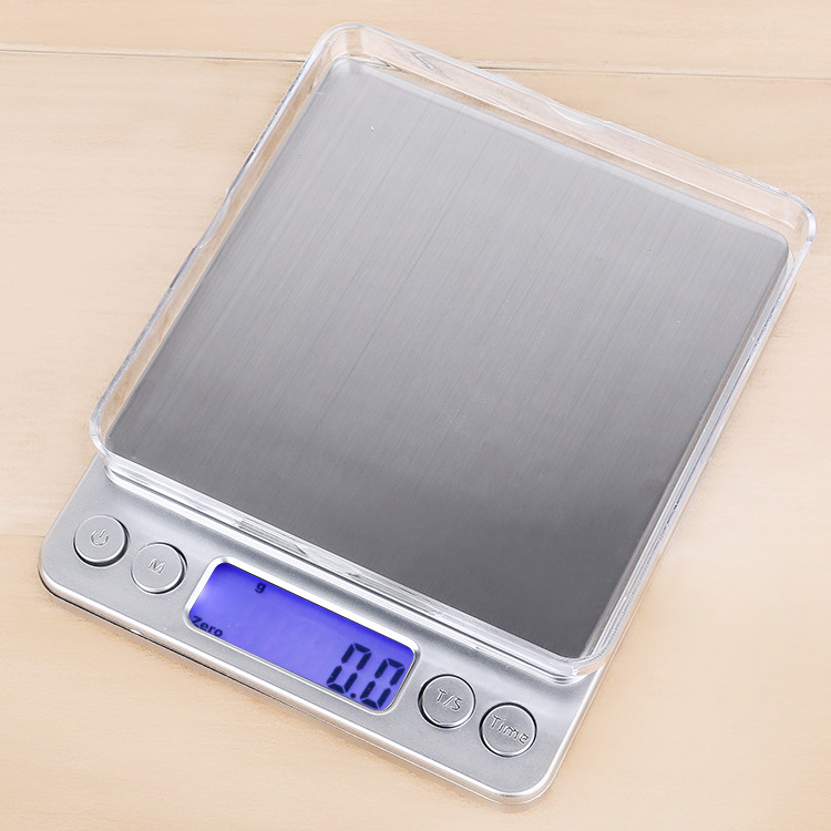 I2000 kitchen electronic scale, multi-functional baking food platform scale, ultra-precise balance scale, jewelry scale, 0.01g