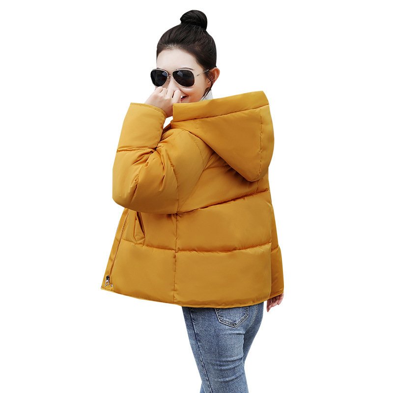 2020 new winter style Korean short cotton-padded jacket, thick and loose cotton-padded jacket for winter students, trendy for women Item Picture