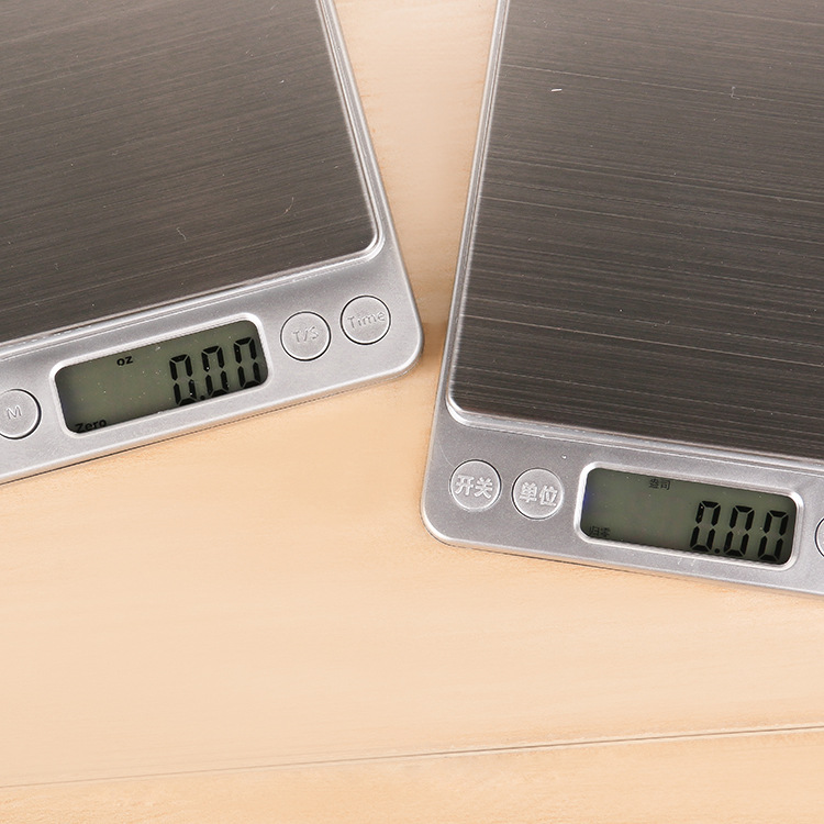 I2000 kitchen electronic scale, multi-functional baking food platform scale, ultra-precise balance scale, jewelry scale, 0.01g details Picture
