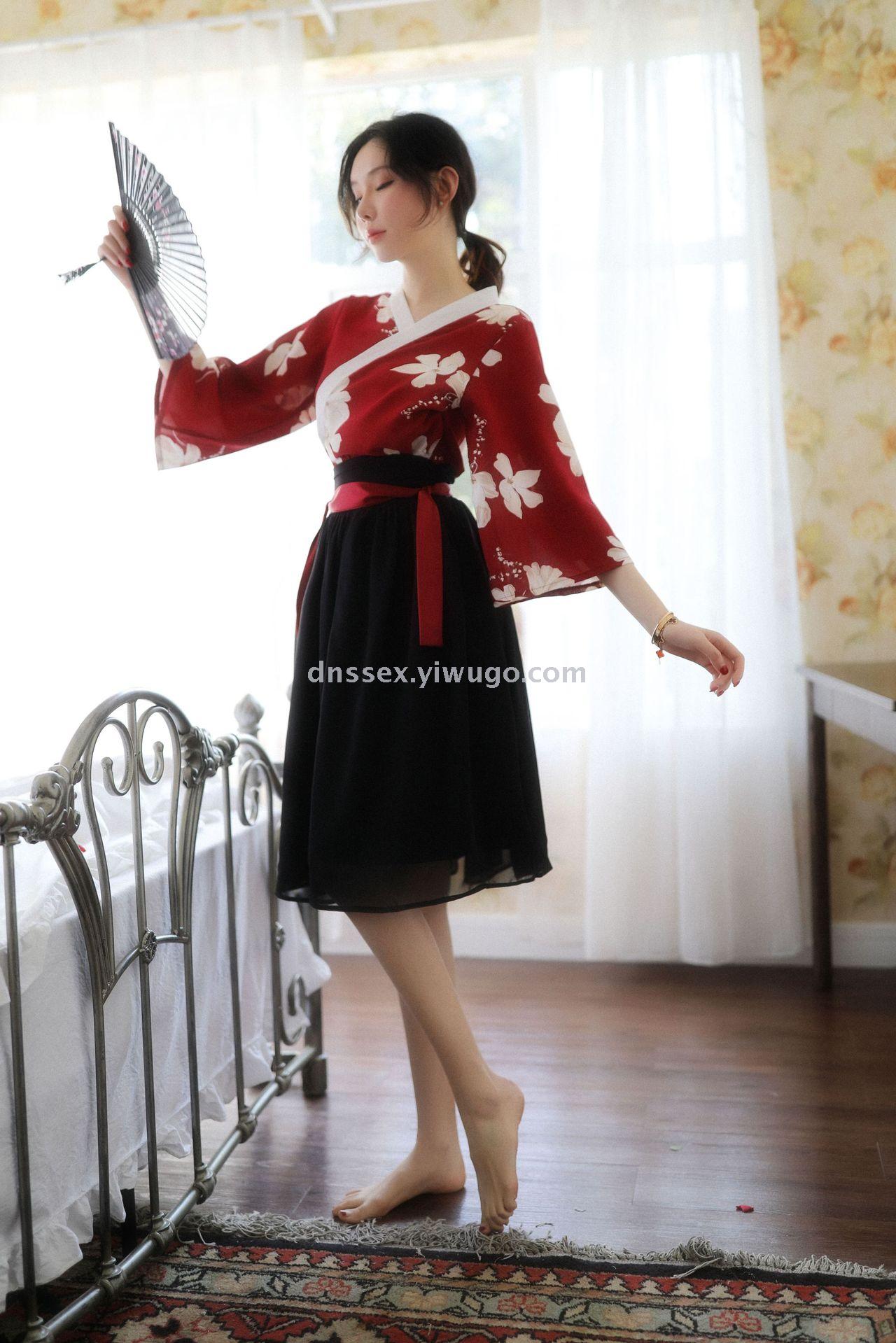 New Japanese kimono skirt set, sexy and interesting underwear, cute and playful role-playing