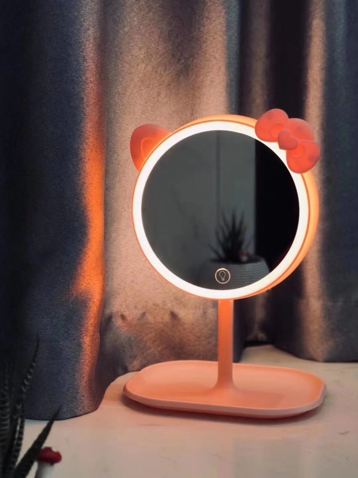 Wholesale of 2022 new bestsellers at street stalls: LED lights, high-definition natural lighting makeup mirrors, 90-degree turning table lamps Specification drawing