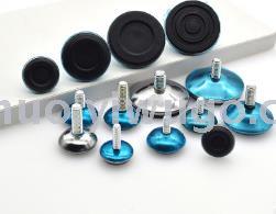 The stainless steel surface of the furniture adjustable feet with protective film, adjustable feet, table and chair foot pads, adjustable screw pads, and support adjustable feet details Picture