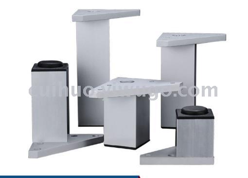 Factory direct sales of aluminum alloy cabinet feet, adjustable furniture feet, support legs, kitchen cabinets, bathroom sofa legs, TV cabinet feet details Picture