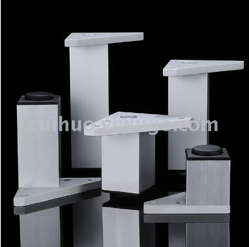 Manufacturers direct aluminum alloy cabinet feet adjustable furniture feet support legs cabinet bathroom sofa legs TV cabinet feet