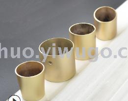 New Chinese-style solid wood furniture copper foot covers, oval and round copper foot covers, modern and simple style sofa furniture copper foot covers Specification image
