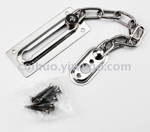 Room door anti-theft chain, anti-theft iron buckle chain, rental house anti-theft latch, multiple specifications details Picture