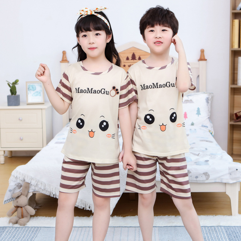 童家居服实物图