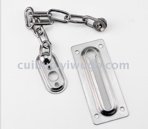 Room door anti-theft chain, anti-theft iron buckle chain, rental house anti-theft latch, multiple specifications Application Scenario