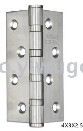 Stainless steel flat opening hinges, 4-inch silent wooden door hinges, slotted kitchen cabinets, wardrobes, doors and Windows, hardware hinges and pivots details Picture