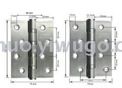 Stainless steel flat opening hinges, 4-inch silent wooden door hinges, slotted kitchen cabinets, wardrobes, doors and Windows, hardware hinges and pivots Application Scenario