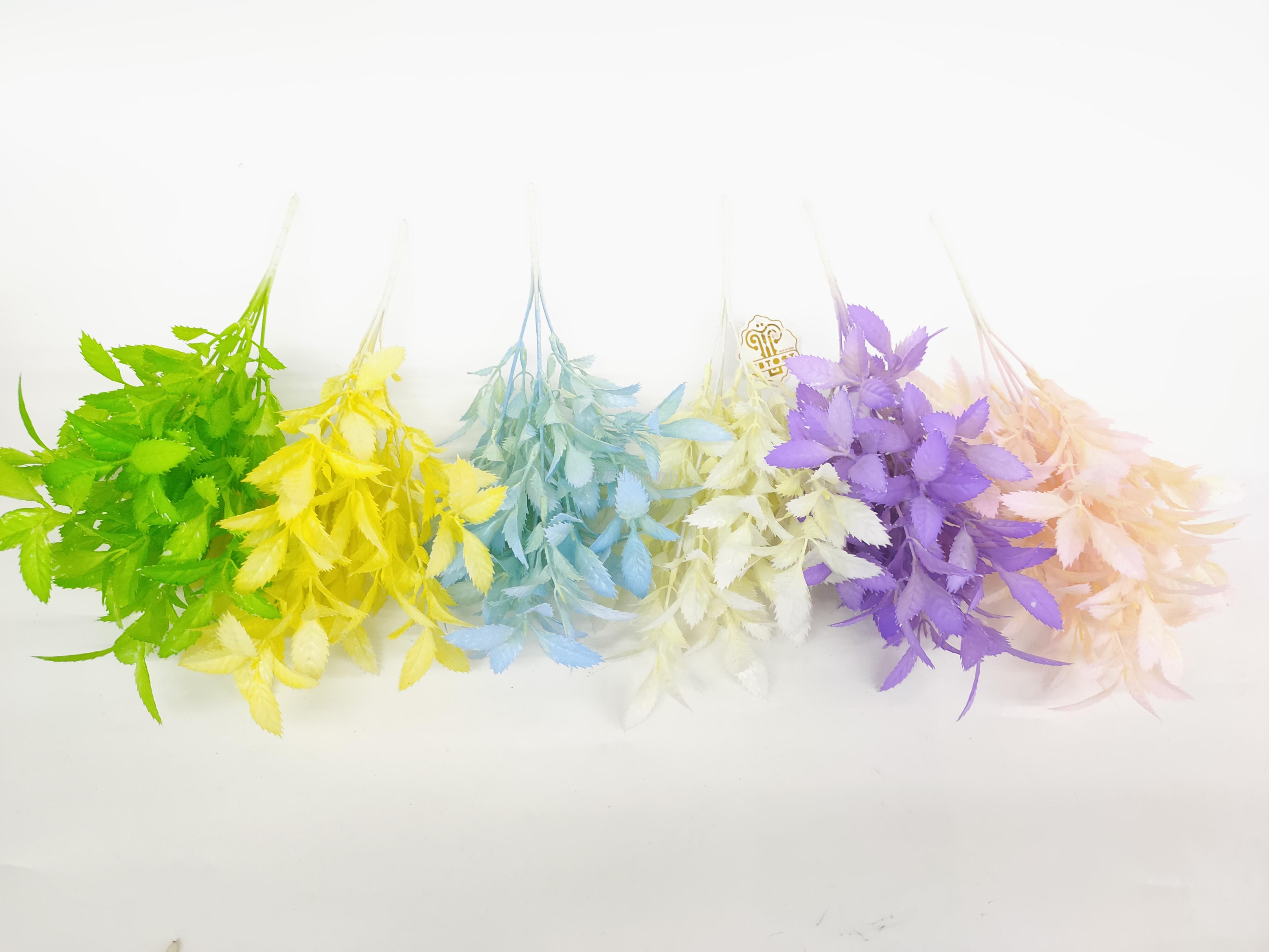 Simulation flower fake flower single color spray painted thyme decoration living room flower arrangement accessories