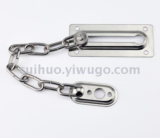 Room door anti-theft chain, anti-theft iron buckle chain, rental house anti-theft latch, multiple specifications Specification image