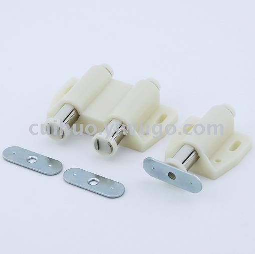 Two-door bead rebounder cabinet door latch latch Invisible cabinet latch latch latch latch open