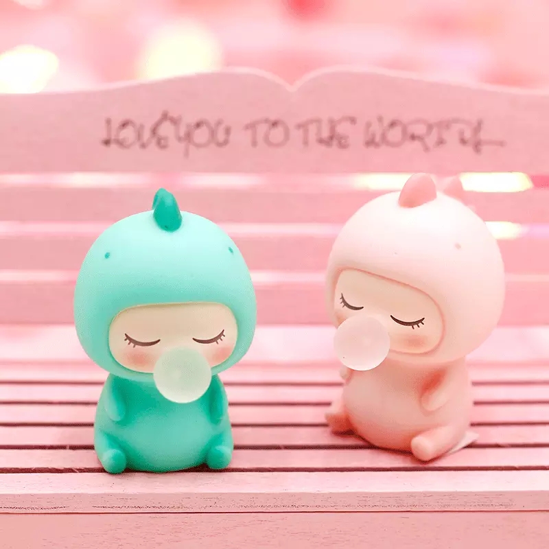 Cartoon dinosaur creative mini cute desktop decoration, cake baking decoration small ornaments, children and students' gifts Application Scenario