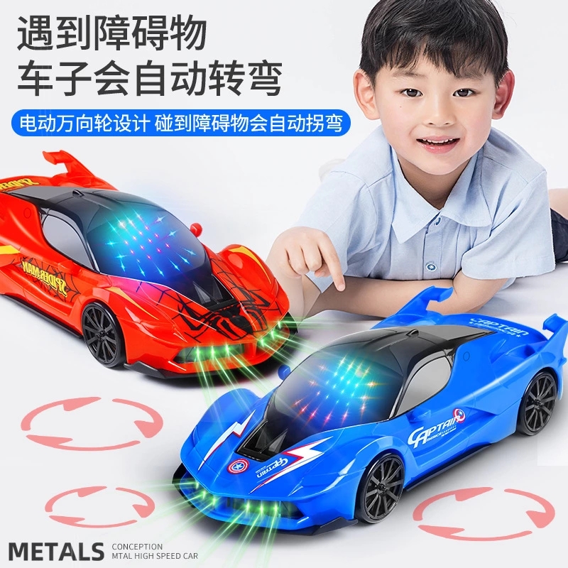 Electric swivel vehicles, children's toys, and htt models with lights, music, sports cars and racing cars are selling like hotballs at street stalls Specification drawing