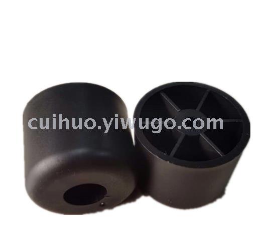 Venta directa 50*40 nubuck plástico redondo sofá pies muebles pies de plástico y otros productos de muebles