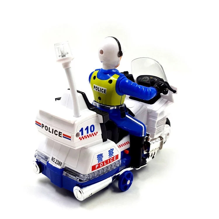 Electric patrol police, motorcycles with lights, music, omnidirectional police, and educational electric toys are selling well at street stalls Application Scenario