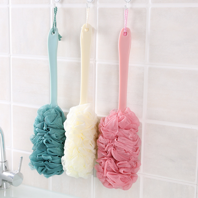 Cepillo de baño grande con mango largo cepillo de baño con flores de baño cepillo de baño con bañera cepillo de baño fricción de baño Specification image