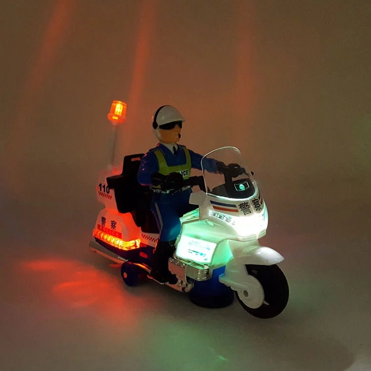 Electric patrol police, motorcycles with lights, music, omnidirectional police, and educational electric toys are selling well at street stalls Item Picture