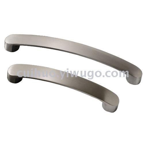 Modern and simple bright chrome, brushed, nickel brushed cabinet drawer handle solid aluminum alloy pull Item Picture
