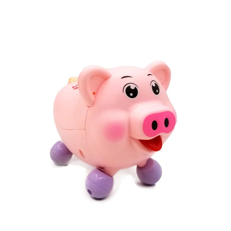 2022 Electric Voice-controlled Light and Music Matchmaking Little Cute Pigs 8 + 2-color Accessories Mixed Set /3C Certified Display Box Item Picture