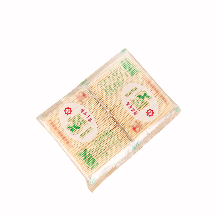 Hotels, restaurants, eateries, disposable toothpick manufacturers, natural and environmentally friendly bamboo double-ended toothpicks, fine toothpicks Item Picture