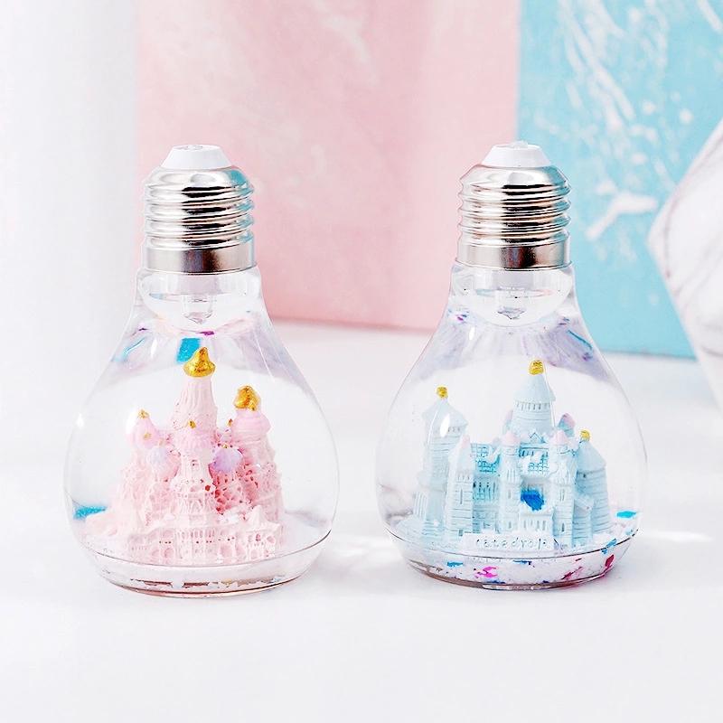N0332 Creative Bulb Oil Castle Ornament, fashionable home Decoration ornament, handicraft, student and children's gift Specification drawing