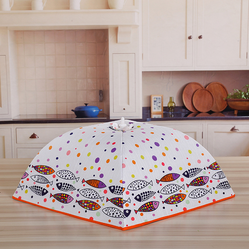 厂家直销大号保温食物锡箔菜罩 家居多功能收纳折叠餐桌防尘罩diy