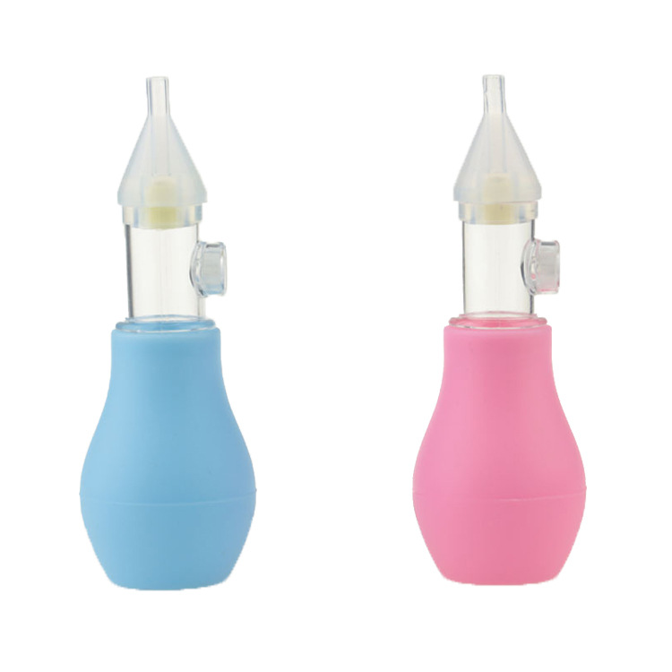 New baby nasal aspirator, infant anti-reflux silicone nasal aspirator, infant manual pump nasal cleaner Item Picture