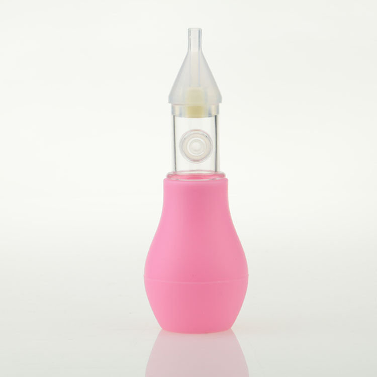New baby nasal aspirator, infant anti-reflux silicone nasal aspirator, infant manual pump nasal cleaner Specification image