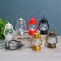 Halloween kerosene lamp ghost Festival small oil lamp decorate props portable supplies LED decorative craft candles
