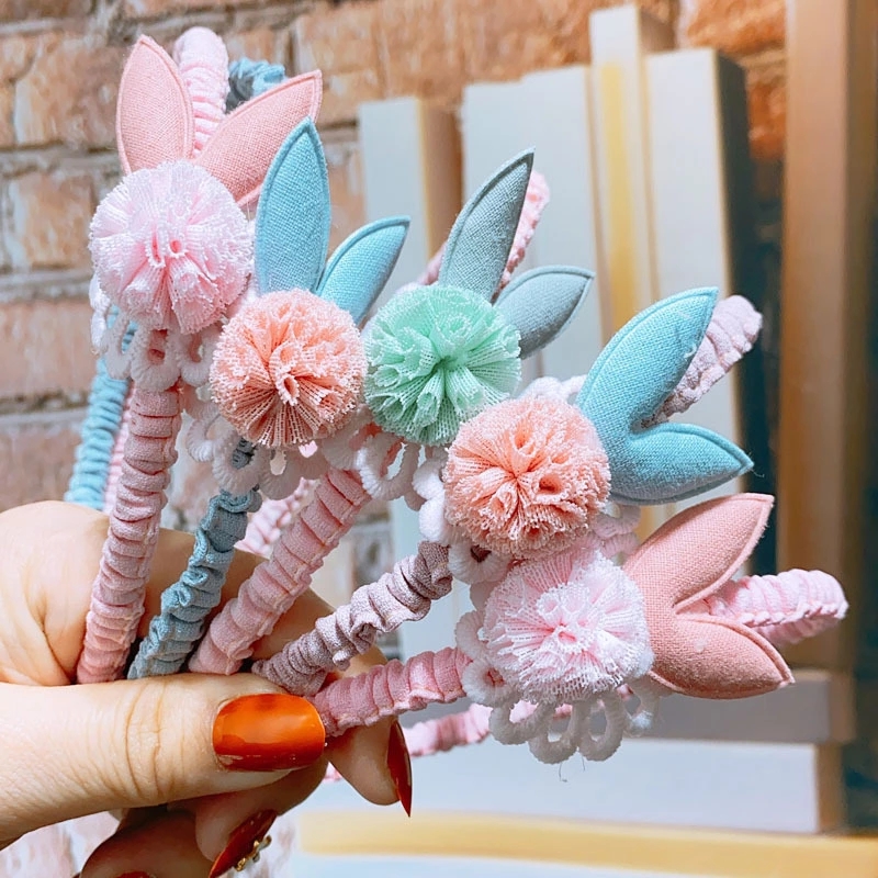 New hair accessories from Dongdaemun, South Korea, featuring a variety of children's lace cartoon hair bands and cute headbands for little girls details Picture