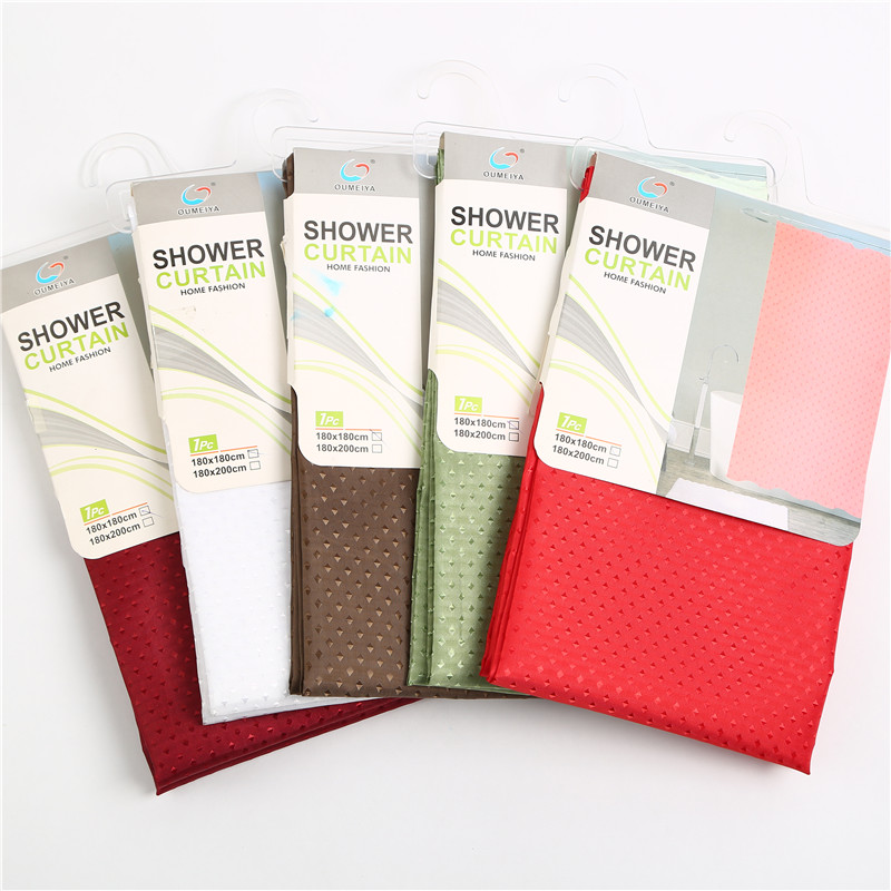 Bathroom shower curtain toilet tarp curtain perforation-free hanging curtain anti-mold Japanese partition curtain