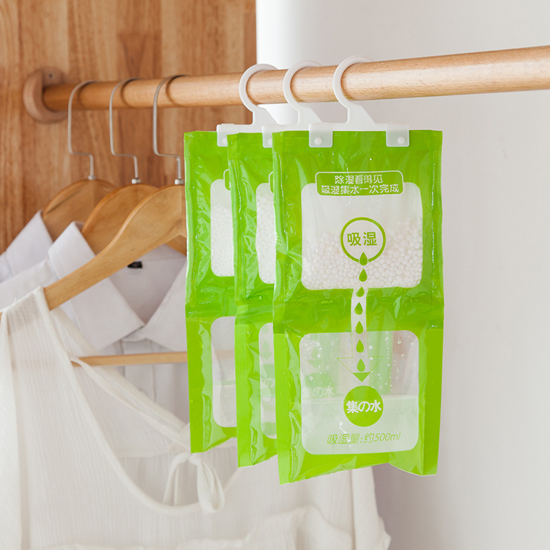 Special offer: Wall-mounted wardrobe moisture-proof and dehumidifying bags, room dehumidifying agents, wardrobe and closet wall-mounted moisture-absorbing bags, anti-mold Item Picture