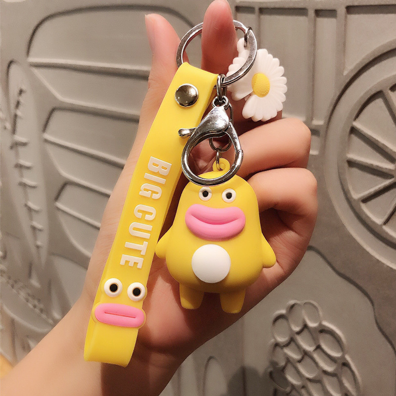 Direct sales from the manufacturer of cute and ugly monkey frog car figurines, keychains, and personalized couple bags and pendants Application Scenario