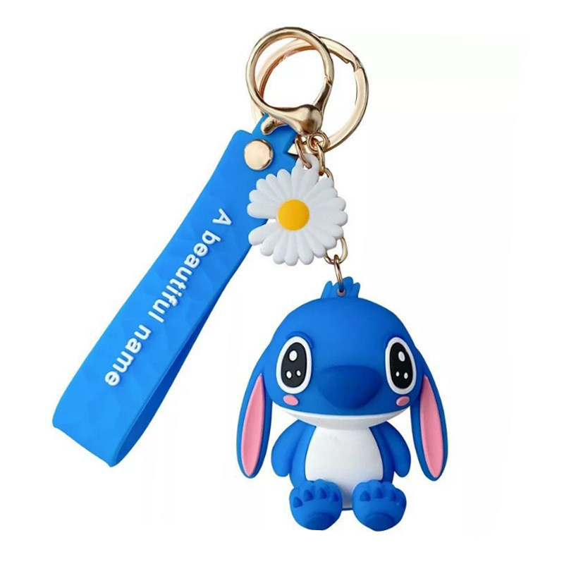 The manufacturer produces new 3D figurines, Stitch keychains, PVC car bags, small pendants, street stall supplies and gifts Item Picture