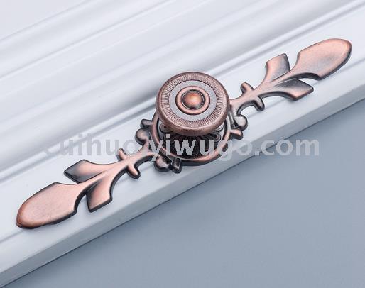European-style antique aluminum alloy small handles, red bronze drawers, wardrobes, kitchen cabinets, hardware door handles